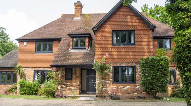 Anthracite Grey Flush Casement Windows - Evolution Storm 2, Windsor