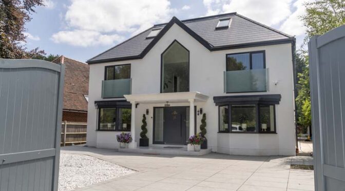 Bespoke Aluminium Windows and Doors, AluK58BW, Finchampstead, Wokingham