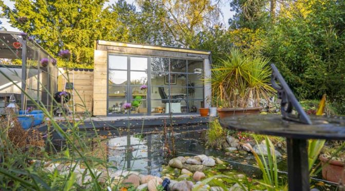 Crittall Style French Doors and Side Panel for Garden Office Room, Binfield.