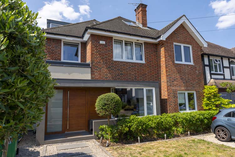 Internorm HF410 White Aluminium/Timber Composite Windows, Teddington, Middlesex