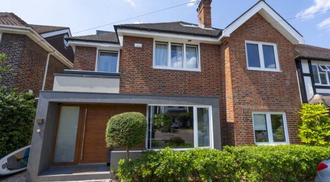 Internorm HF410 White Aluminium/Timber Composite Windows, Teddington, Middlesex