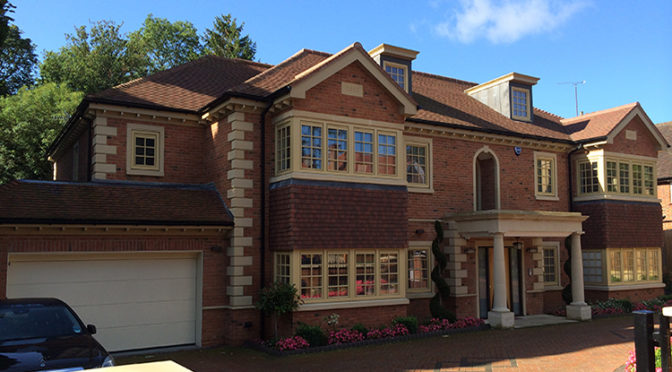 Internorm HF310 Ambiente Triple Glazed Aluminium Clad Tilt & Turn Windows and Solarlux SL 67 Bi-Fold Doors, Northwood, London