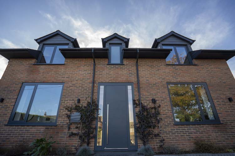 Anthracite Grey Front Door Installation in Alton, Hampshire
