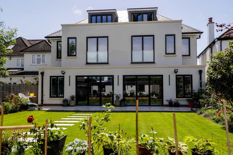 Triple Glazed Black Composite Windows, Surbiton, Surrey