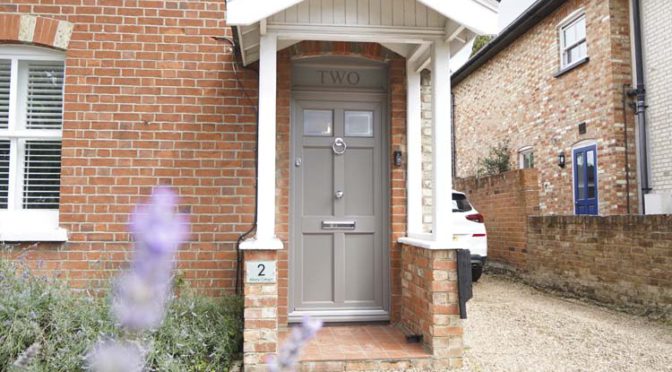 Victorian Front Door with Top Light for Period Home, Ascot