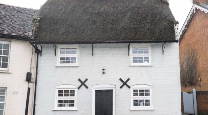 White Georgian Mock Sash Windows in Ringwood, Hampshire